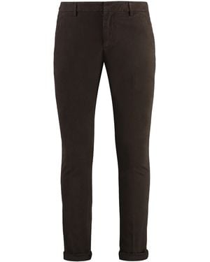 Dondup Gaubert Cotton Chino Trousers - Black