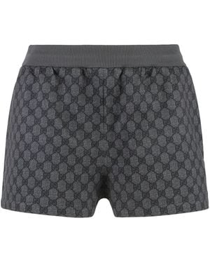 Gucci Shorts in misto cotone - Grigio