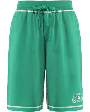 Dolce & Gabbana Bermuda in cotone - Verde