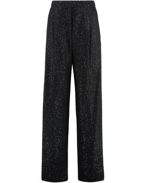 Max Mara Navigli Sequined Trousers - Black