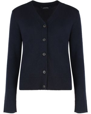 Max Mara Apollo Wool Cardigan - Blue