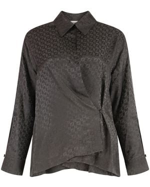 Fendi Silk Shirt - Gray