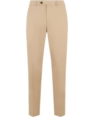 Slowear Slim Fit Cotton Pants - Natural