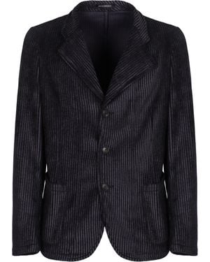 Emporio Armani Corduroy Blazer - Black