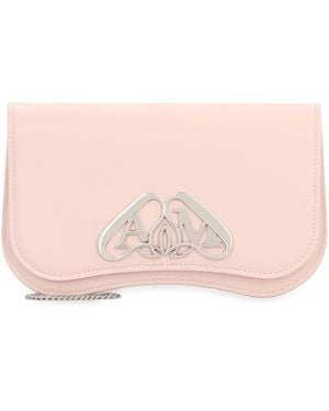 McQueen Leather Mobile Phone Case - Pink