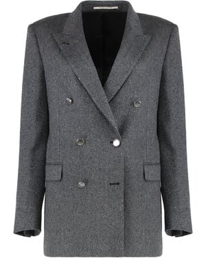 0205 Tagliatore Double-Breasted Jacket J-Jasmine - Black