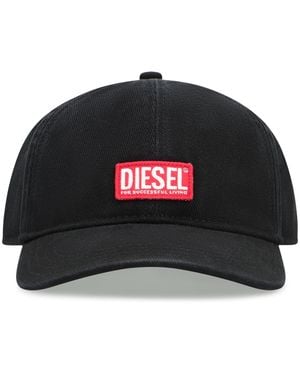 DIESEL Cappello da baseball Corry-Jacq-Wash con logo - Nero