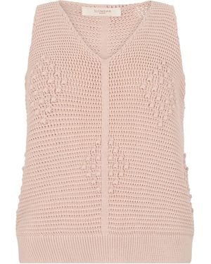 Slowear Slim Fit Cotton Tank Top - Pink