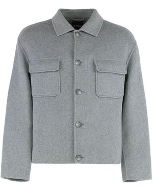 BOSS Relaxed Fit Jacket - Grey