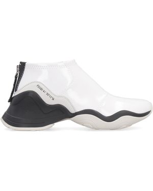 Fendi Ffluid Glossy Trainers - White