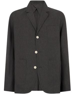 Jacquemus Giacca monopetto a coste - Nero