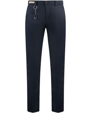 Paul & Shark Virgin Wool Trousers - Blue