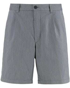 BOSS Cotton Blend Bermuda Shorts - Grey