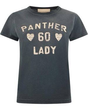 Valentino Garavani Cotton T-Shirt With Print - Black