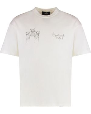 Represent Hand Drawn Thoroughbred T-Shirt - White