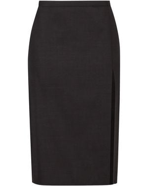 Philosophy Di Lorenzo Serafini Blend Wool Skirt - Black