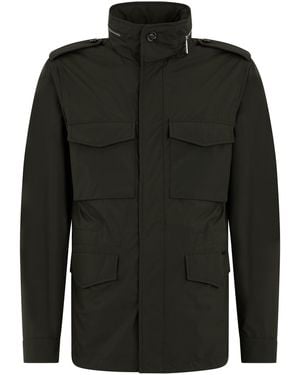 Moorer Denver Jacket With Pockets - Black