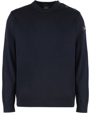 Paul & Shark Crew Neck Jumper - Blue