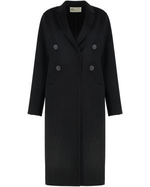 Tory Burch Wool Coat - Black