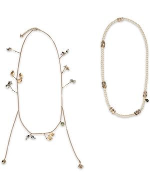 Weekend by Maxmara Set Of Necklaces - White