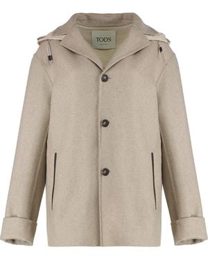 Tod's Cashmere Double Jacket - Natural