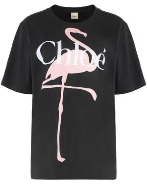 Chloé Oversize T-Shirt - Black