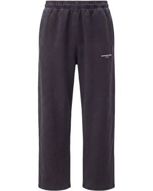 Alexander Wang Cotton Pants With Elastic Waistband - Blue