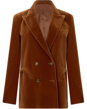 Blazé Milano Double-Breasted Jacket - Brown