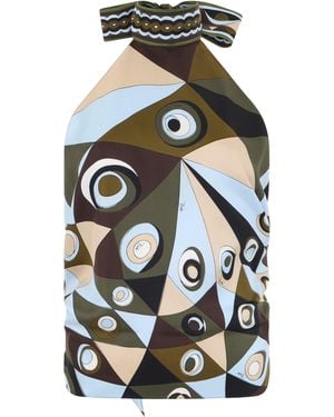 PUCCI Sleeveless Top With Print - Black