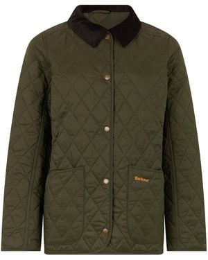 Barbour Giacca trapuntata con tasche applicate - Verde
