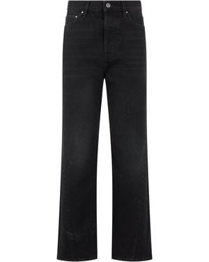 TOTEME Pantaloni jeans a gamba dritta - Nero