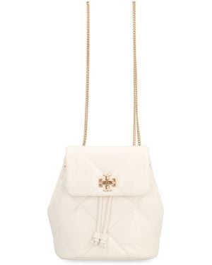 Tory Burch Zaino Mini Kira Diamond Quilt in pelle - Neutro