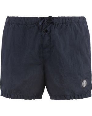 Stone Island Nylon Swim Shorts - Blue