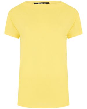 Jacquemus Short-Sleeve T-Shirt - Yellow
