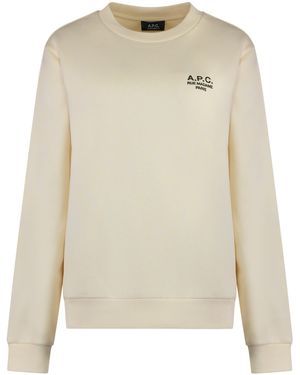 A.P.C. Standard Rue Madame Cotton Sweatshirt - Natural