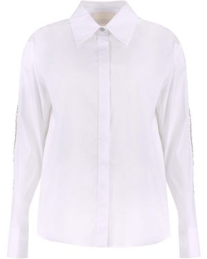 Genny Stretch Poplin Shirt - White