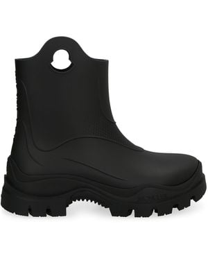 Moncler Misty Rubber Rain Boot - Black
