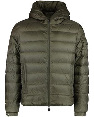 Moncler Najan Hooded Short Down Jacket - Green