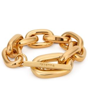 Rabanne Bracelet Xl Link Chain - Metallic