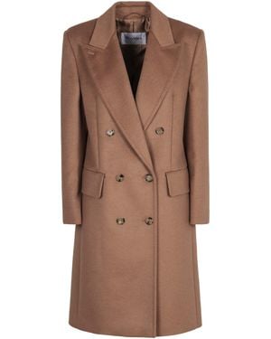 Max Mara Double-Breasted Coat - Brown