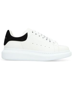 Alexander McQueen Leather Chunky Trainers - White