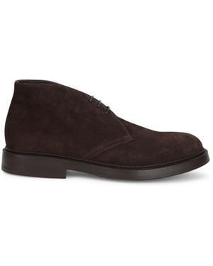 Doucal's Suede Ankle Boots - Brown