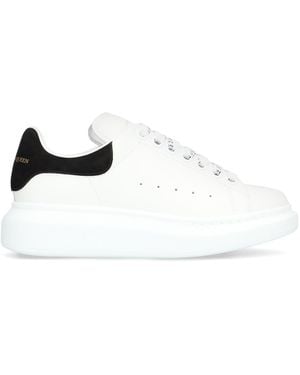 McQueen Leather Chunky Trainers - White