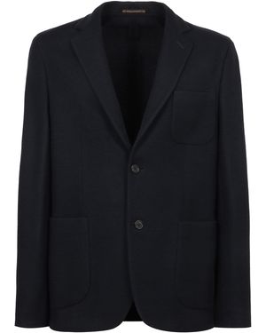 Slowear Single-Breasted Two-Button Jacket - Black