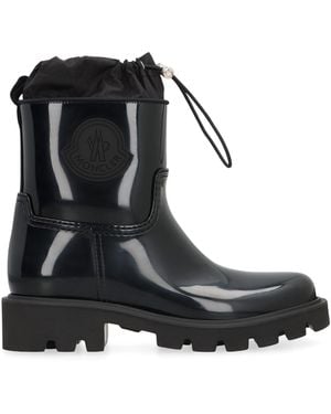 Moncler Logo-Patch Boots - Black