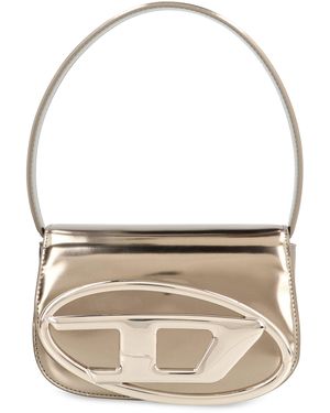 DIESEL Borsa a spalla 1dr in pelle - Metallizzato