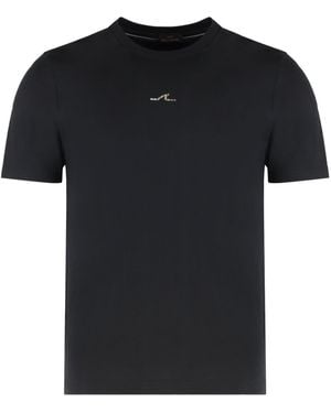 Paul & Shark Cotton Crew Neck T-Shirt T-Shirts - Black