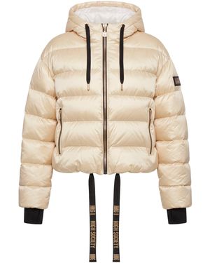 High Society Padded Jacket With Hood - Natural