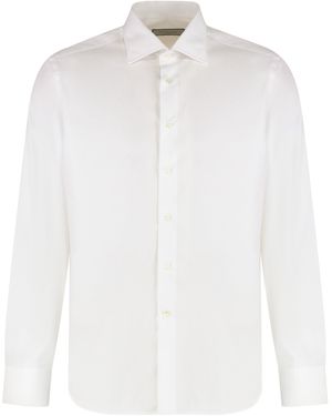 Canali Cotton Shirt - White