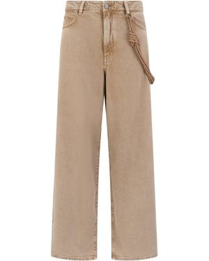 Pinko Jeans With Rope Jewel - Natural
